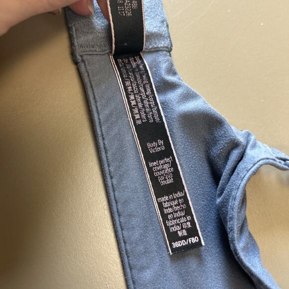 Victoria’s Secret Lined Perfect Coverage 36DD Gray Underwire T-Shirt Bra - Picture 8 of 8